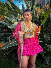Load image into Gallery viewer, Fuscia Jewel Kimono
