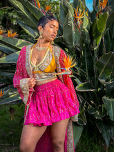 Load image into Gallery viewer, Fuscia Jewel Kimono
