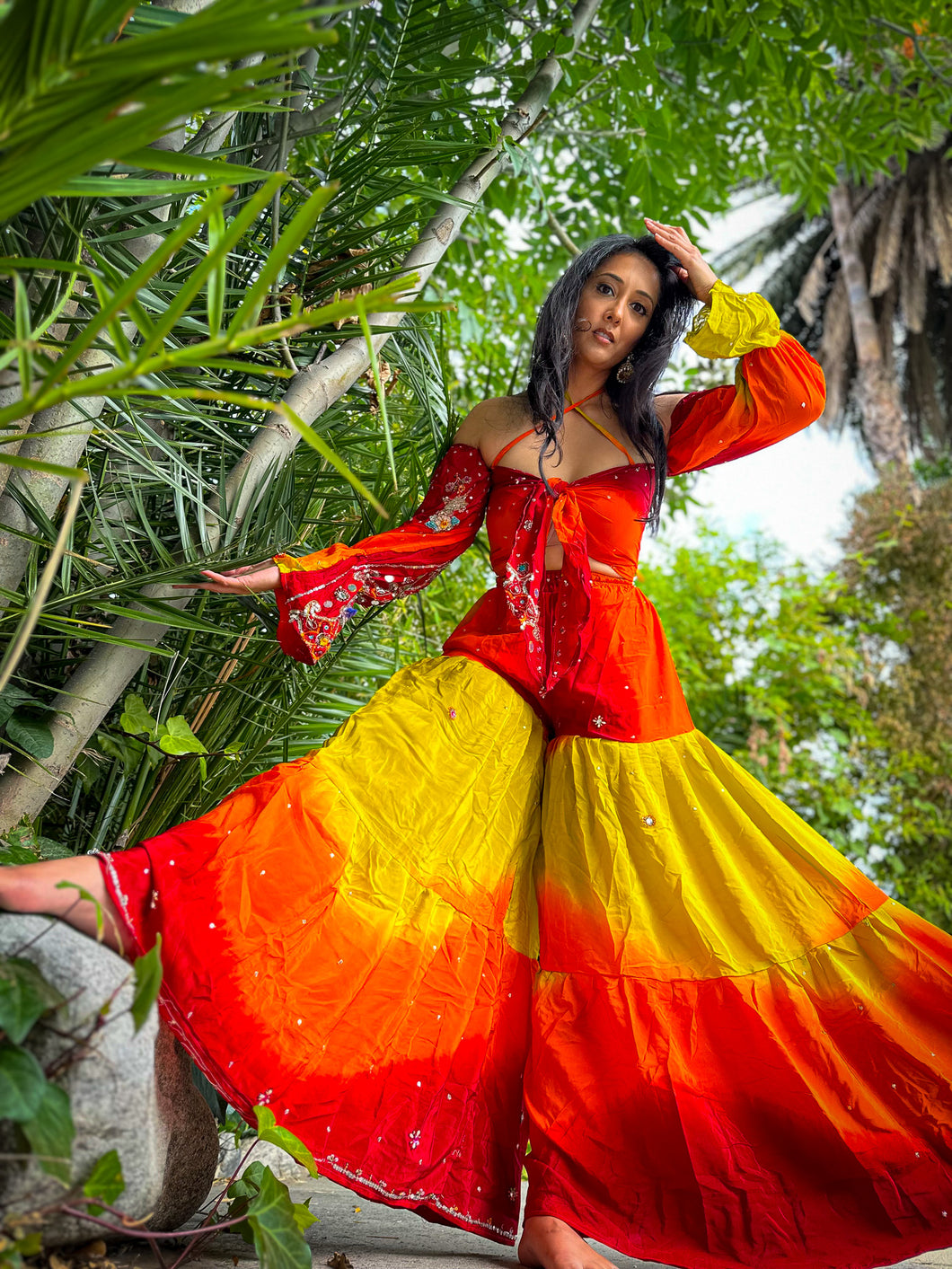 Jungle Princess Sharara Pants Set