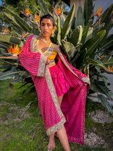 Load image into Gallery viewer, Fuscia Jewel Kimono
