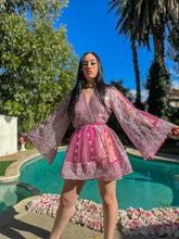 Load image into Gallery viewer, Pink Chandelier Babydoll Dress
