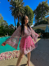 Load image into Gallery viewer, Pink Chandelier Babydoll Dress
