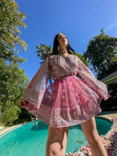 Load image into Gallery viewer, Pink Chandelier Babydoll Dress
