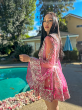 Load image into Gallery viewer, Pink Chandelier Babydoll Dress
