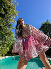 Load image into Gallery viewer, Pink Chandelier Babydoll Dress
