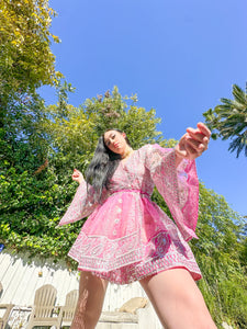 Pink Chandelier Babydoll Dress