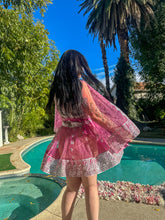 Load image into Gallery viewer, Pink Chandelier Babydoll Dress
