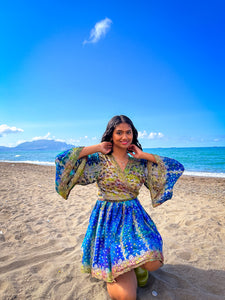 Golden Ocean Babydoll Dress
