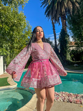 Load image into Gallery viewer, Pink Chandelier Babydoll Dress
