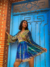 Load image into Gallery viewer, Golden Ocean Babydoll Dress
