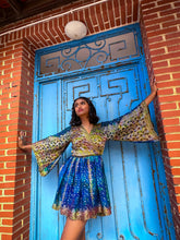 Load image into Gallery viewer, Golden Ocean Babydoll Dress
