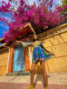 Golden Ocean Babydoll Dress