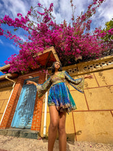 Load image into Gallery viewer, Golden Ocean Babydoll Dress
