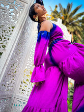 Load image into Gallery viewer, Amethyst Ombré Sharara Pants Set

