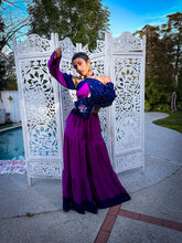 Load image into Gallery viewer, Amethyst Ombré Sharara Pants Set
