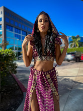 Load image into Gallery viewer, Amethyst Gold Goddess Set

