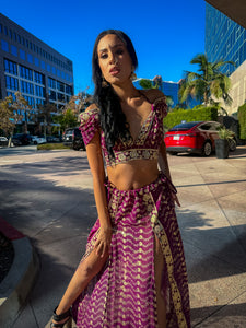 Amethyst Gold Goddess Set