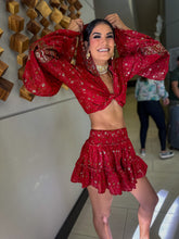 Load image into Gallery viewer, Rose Warrior Micro Mini Skirt Set
