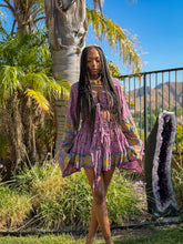 Load image into Gallery viewer, Bohemian Amethyst Mini Skirt Set
