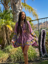Load image into Gallery viewer, Bohemian Amethyst Mini Skirt Set
