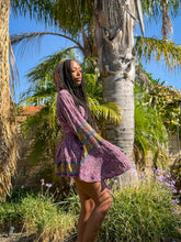 Load image into Gallery viewer, Bohemian Amethyst Mini Skirt Set
