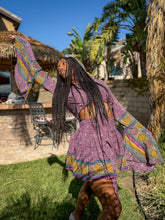 Load image into Gallery viewer, Bohemian Amethyst Mini Skirt Set

