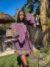 Load image into Gallery viewer, Bohemian Amethyst Mini Skirt Set
