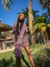 Load image into Gallery viewer, Bohemian Amethyst Mini Skirt Set
