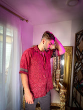 Load image into Gallery viewer, Rosa Negra Button-Up Shirt
