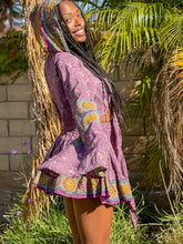 Load image into Gallery viewer, Bohemian Amethyst Mini Skirt Set
