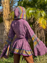 Load image into Gallery viewer, Bohemian Amethyst Mini Skirt Set

