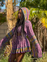 Load image into Gallery viewer, Bohemian Amethyst Mini Skirt Set
