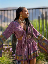 Load image into Gallery viewer, Bohemian Amethyst Mini Skirt Set
