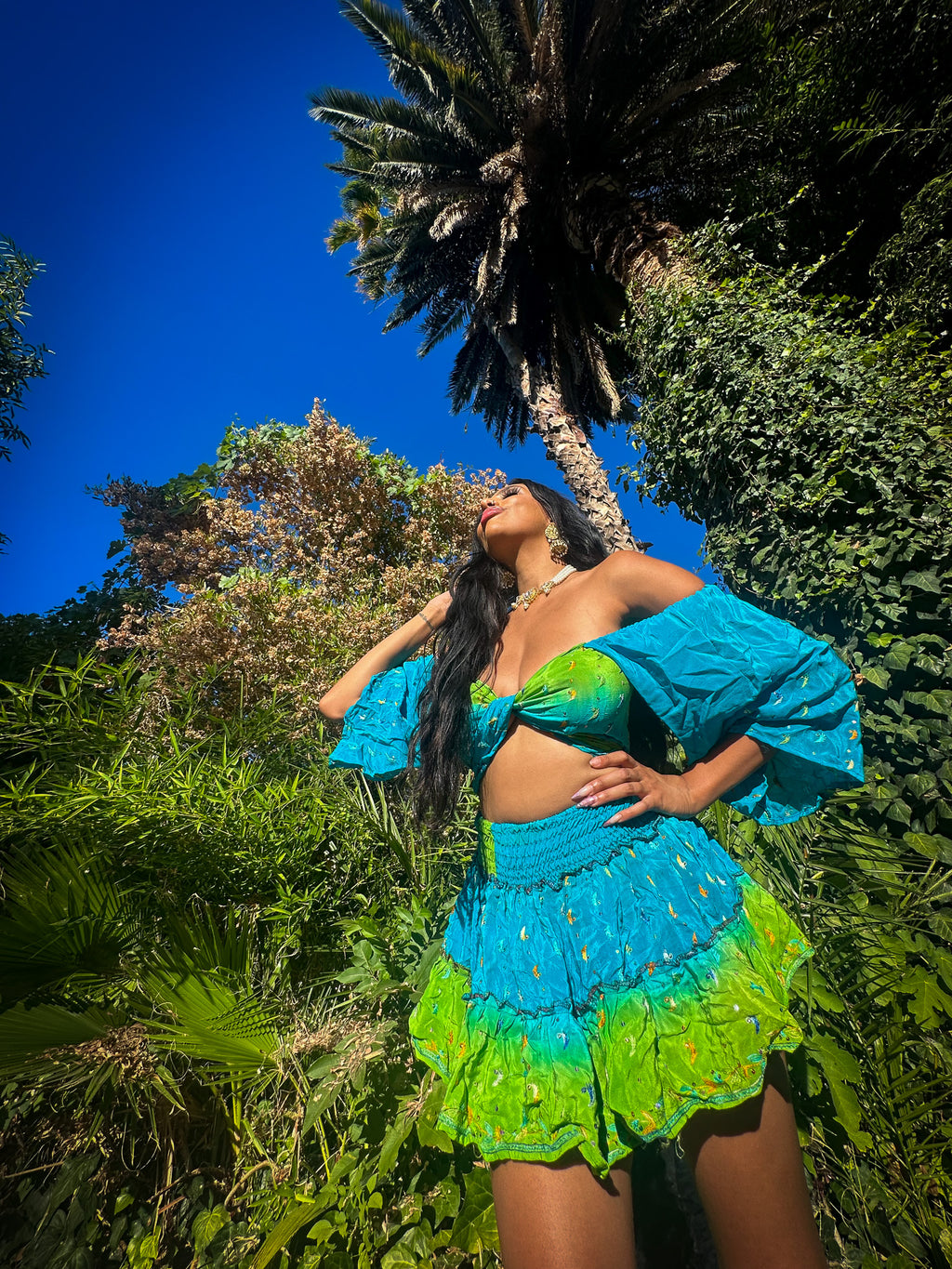 Earth Angel Micro Mini Gehr Skirt Set
