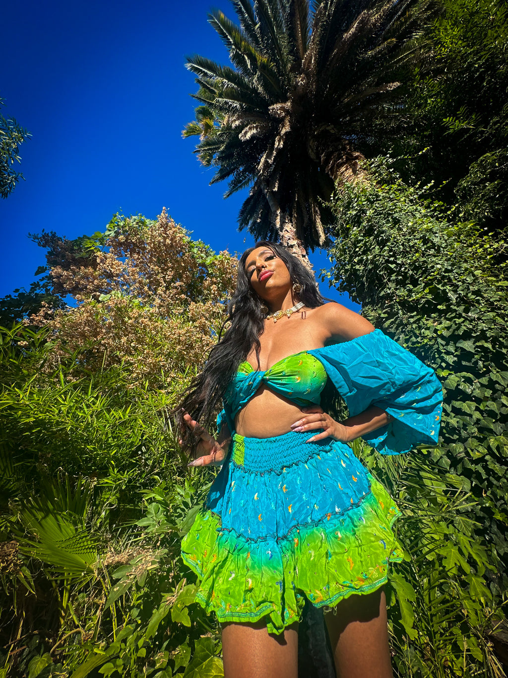 Earth Angel Micro Mini Gehr Skirt Set