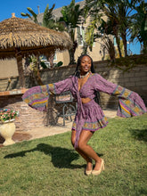 Load image into Gallery viewer, Bohemian Amethyst Mini Skirt Set
