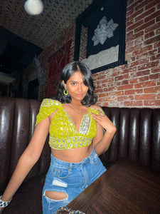Peridot Sparkles Jasmine Top