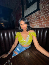 Load image into Gallery viewer, Peridot Sparkles Jasmine Top
