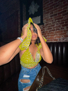 Peridot Sparkles Jasmine Top