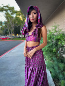 Amethyst Goddess Sharara Pants Set