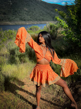 Load image into Gallery viewer, Sherbert Sunshine mini skirt set
