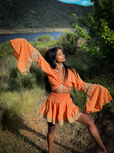 Load image into Gallery viewer, Sherbert Sunshine mini skirt set
