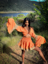 Load image into Gallery viewer, Sherbert Sunshine mini skirt set
