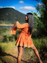 Load image into Gallery viewer, Sherbert Sunshine mini skirt set

