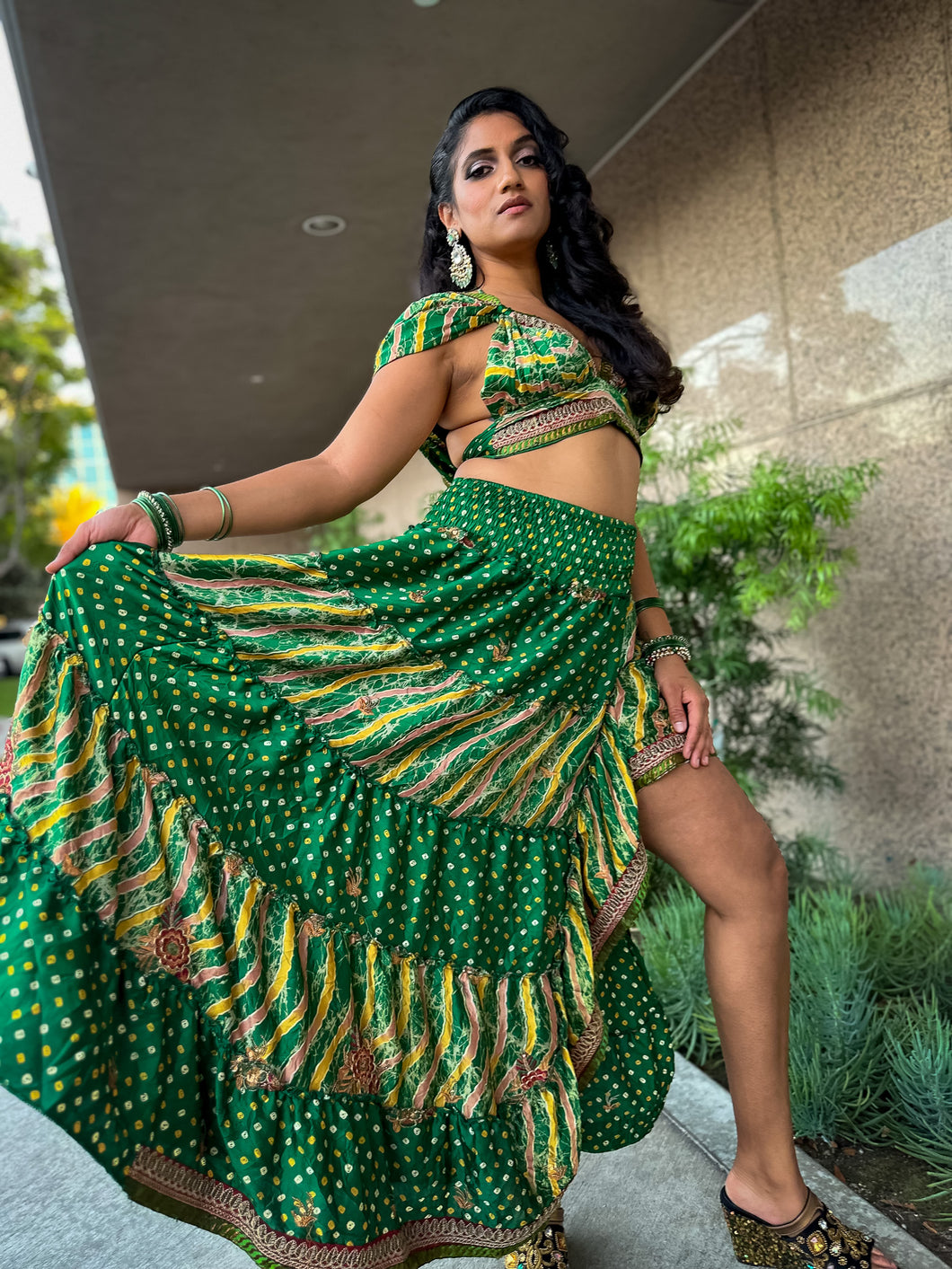 Emerald Serpentine Goddess Set
