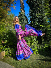 Load image into Gallery viewer, Sapphire Amethyst Sharara Pants Set
