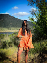 Load image into Gallery viewer, Sherbert Sunshine mini skirt set
