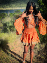 Load image into Gallery viewer, Sherbert Sunshine mini skirt set
