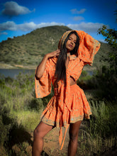 Load image into Gallery viewer, Sherbert Sunshine mini skirt set
