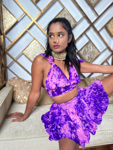 Amethyst Dream Micro Mini Skirt Set